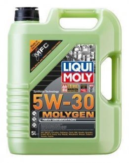 Масло моторное Molygen New Generation 5W-30 5Л LIQUI MOLY 9952