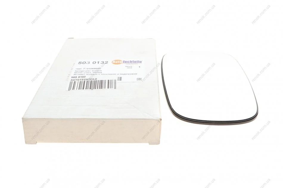 Стекло зеркала Renault Clio 09-(L) AUTOTECHTEILE 503 0132 (фото 1)