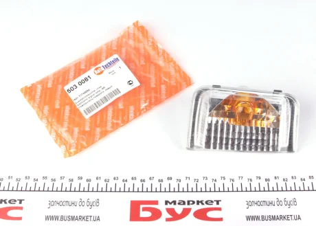 Повторювач повороту на дзеркало Citroen Jumper/Fiat Ducato/Peugeot Boxer 06- (L) (білий) AUTOTECHTEILE 503 0081