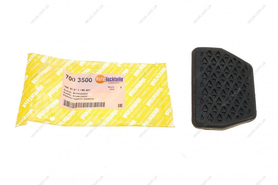 Накладка педали тормоза BMW 3 (E46/E90)/5 (E34/E60)/7 (E65-E67) 95-11 AUTOTECHTEILE 700 3500 (фото 1)