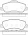 Колодки тормозные дисковые передние Citroen C4 cactus 1.2 14-,Citroen C-elysee 1 WOKING P1430300 (фото 1)