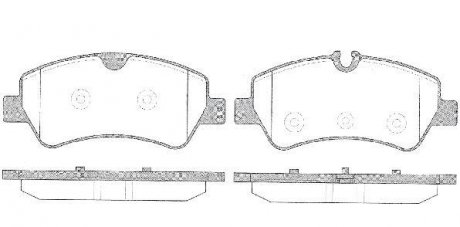 Гальмівні колодки зад. Transit (V348) 12- (RWD) P14213.00 WOKING P1421300