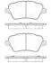 Колодки тормозные дисковые передние Ford B-max 1.0 12-,Ford B-max 1.4 12-,Ford B WOKING P1414300 (фото 1)