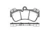 Колодки гальмівні диск. перед. (Remsa) Porsche Cayenne 3.0 02-10,Porsche Cayenne 3.2 02-10 (P8943.00) WOKING P894300 (фото 1)