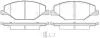 Колодки тормозные дисковые передние Skoda Fabia 1.2 06-14,Skoda Fabia 1.4 06-14 WOKING P1453300 (фото 1)