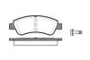Колодки гальмівні диск. перед. (вир-во Remsa) Citroen C4 cactus 1.2 14-,Citroen C4 cactus 1.6 14- (P9403.20) WOKING P940320 (фото 1)