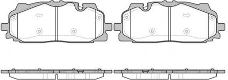 Колодки гальмівні диск. перед. (Remsa) Audi Q7 (16-) (P17673.00) WOKING P1767300