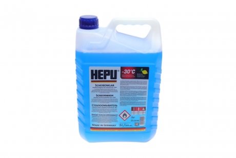 Омыватель стекла зима (5L) (-30°C) HEPU SK-C30-005