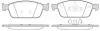 Колодки тормозные диск. перед. (Remsa) Ford Focus III Kuga II Tranzit Connect II WOKING P14103.10 (фото 1)