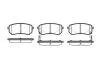 Гальмівні колодки зад. Hyundai Accent/Kia Rio/Ceed 05- (mando) WOKING P10353.02 (фото 1)