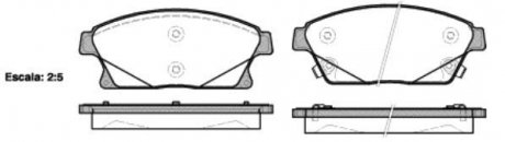 Колодки гальмівні диск. перед. (Remsa) Chevrolet Cruze / Trax / Orlando / Volt / Opel Astra J / Mokka X / Zafira C WOKING P15313.02