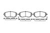 Колодки тормозные диск. перед. (Remsa) Subaru Forester 02&gt; 08&gt; / Impreza 00&gt; 08&gt; / Legasy, Outback 03&gt; 08&gt; WOKING P8513.02 (фото 1)