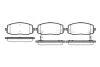 Колодки тормозные диск. перед. (Remsa) Hyundai i10, Kia Picanto 11> WOKING P10333.02 (фото 1)