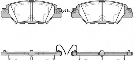 Гальмівні колодки зад. Mazda CX5 2.0-2.5 12- WOKING P17773.00