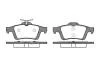 Колодки тормозные диск. задн. (Remsa) Ford Focus II C-max I II / Kuga II / Mazda 3 I II Mazda 5 I II WOKING P9423.30 (фото 1)