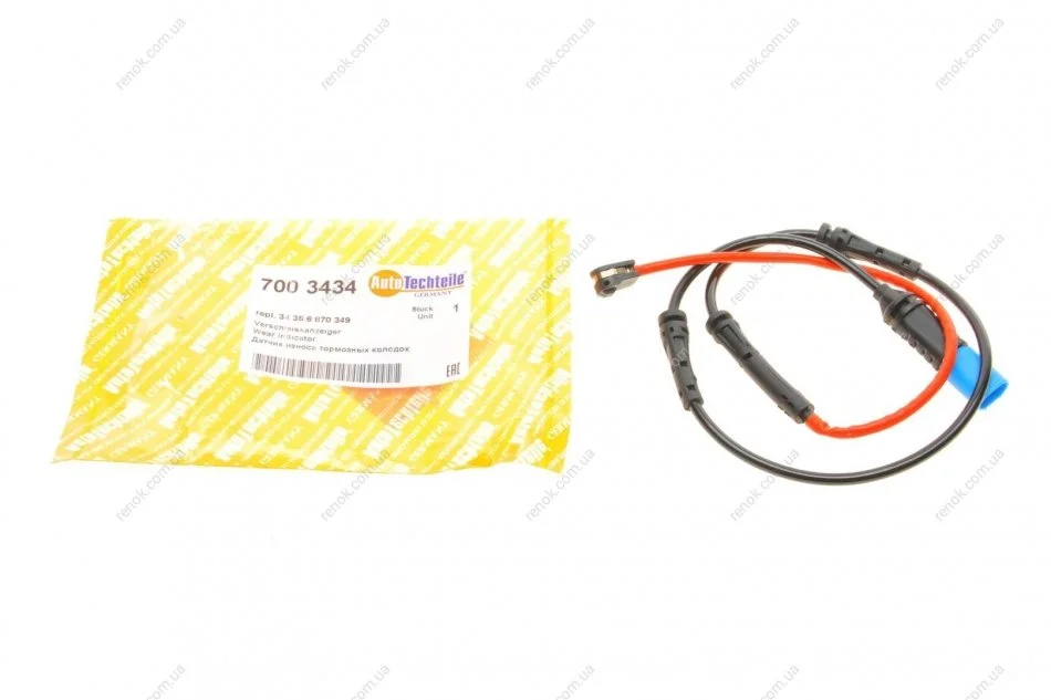 Датчик износа тормозных колодок (передних) BMW 3 (G20/G80)/4 (G23/G83) 19- AUTOTECHTEILE 700 3434 (фото 1)