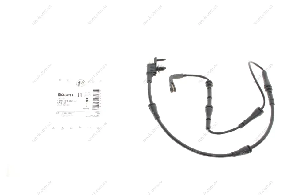 ДАТЧИК ЗНОШУВАННЯ ДИСК.КОЛ.ЗАД 1 987 473 592 BOSCH 1987473592 (фото 1)