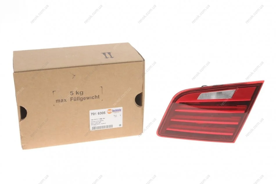 Ліхтар задній BMW 5 (F10) 13-16 (R) AUTOTECHTEILE 701 6305 (фото 1)