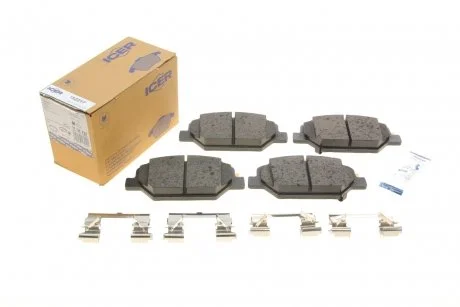 Колодки гальмівні (передні) Opel Insignia B 17-/Chevrolet Camaro/Buick Envision 16- ICER 182317