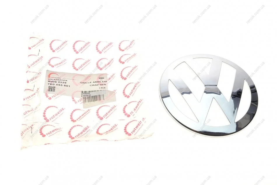 Емблема решітки радіатора VW T5 10- ROTWEISS RWS2339 (фото 1)
