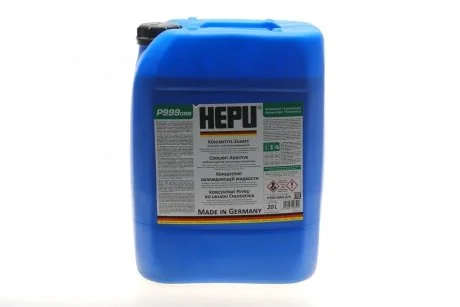 Антифриз (зеленый) G11 (20L) (1:1=-38°) HEPU P999-GRN-020