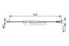 Гальмівний трос BOSCH 1987477661 (фото 1)