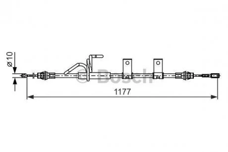 Гальмівний трос BOSCH 1987482404