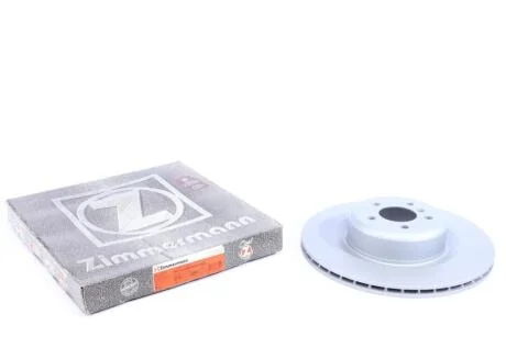 Диск гальмівний (задній) BMW X5 (E70/F15/F85)/ X6 (E71/E72/F16/F86) 06-14 (385x24) (з покр) (вентил.) ZIMMERMANN 150.2945.20