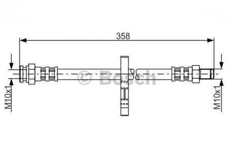 Гальмівний шланг BOSCH 1987481019