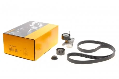 Комплект ременя генератора Renault Grand II-III/Laguna/Megane 2.0dCi 06- Contitech 7PK1705K1