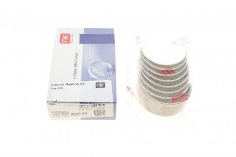 Вкладиші шатунні Hyundai Tucson/Kia Sportage 2.0 CRDi 04-10 (STD) = 6124550000 NPR 181 087 0005 00