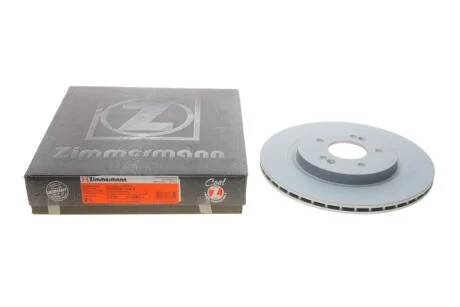 Диск гальмівний (задній) Hyundai Santa Fe 18- (314x18) (вентил.) (з покриттям) ZIMMERMANN 285.3545.20