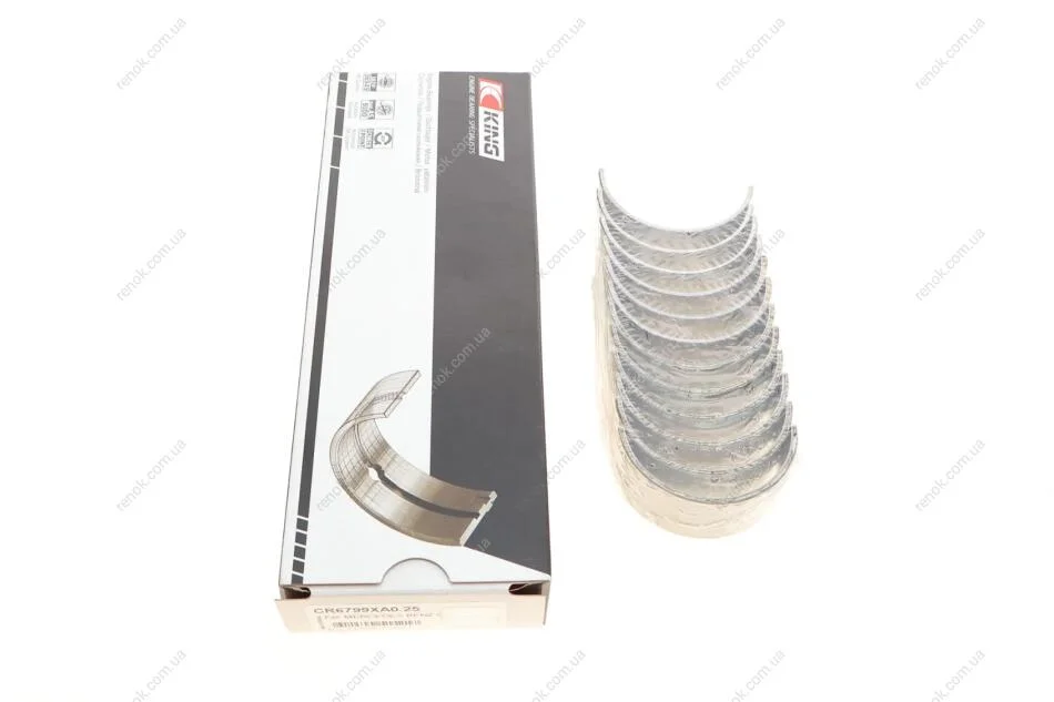 Вкладыши шатунные MB E-class (W124/W210) OM606 3.0 (+0.25) King CR6799XA0.25 (фото 1)