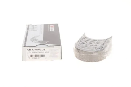 Вкладиші шатунні VW Caddy II/T3/T4 1.6/1.7/1.9 D 81-04 (+0.25) King CR 437AM0.25