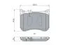 Колодки гальмівні (передні) MB E-class (W213/S213/C238)/ S-class (W222/C217) 13- BOSCH 0 986 494 968 (фото 8)