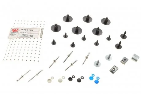 Ремкомплект бампера (переднего) Renault Scenic III 09- Van Wezel 4380794