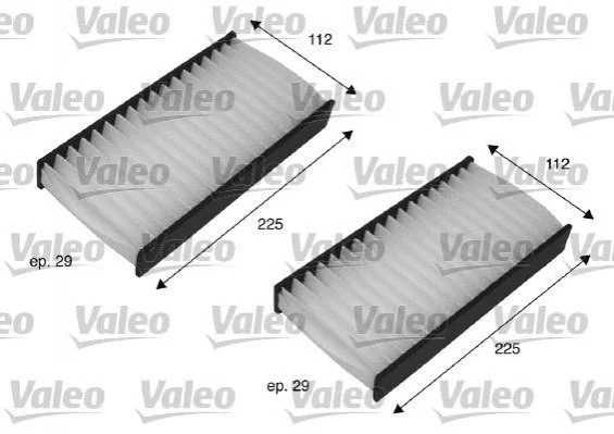 Фільтр салону VALEO Valeo 698735 (фото 1)