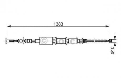 Гальмівний трос BOSCH 1987477826