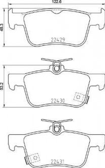 Тормозные колодки BREMBO P28089