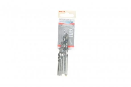 Набір свердл HSS PointTeQ (2-6mm/крок 1.0mm) К-кт 5 шт. BOSCH 2 608 577 345
