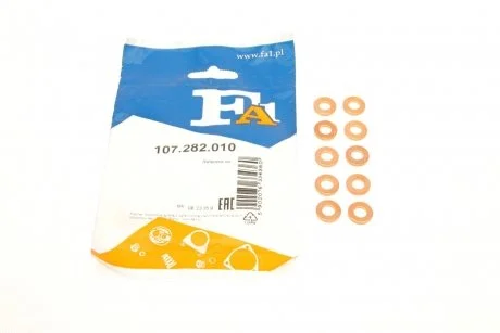 Шайба під форсунку Mitsubishi Pajero IV 3.2D 07-/Opel Mokka 1.6D 15- (7.1x13.7x2) (к-кт 10 шт) Fischer Automotive One (FA1) 107.282.010