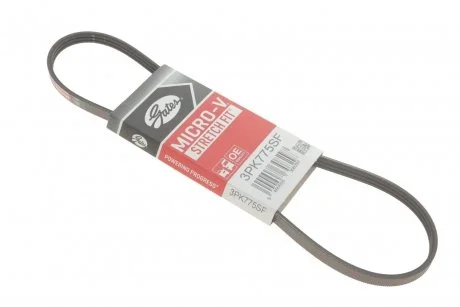 Ремінь генератора клиновий Gates 3PK775SF