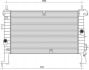 Радіатор двигуна (мкпп) OPEL MERIVA A 1.3D/1.7D 09.03-05.10 MAGNETI MARELLI 350213972000 (фото 1)