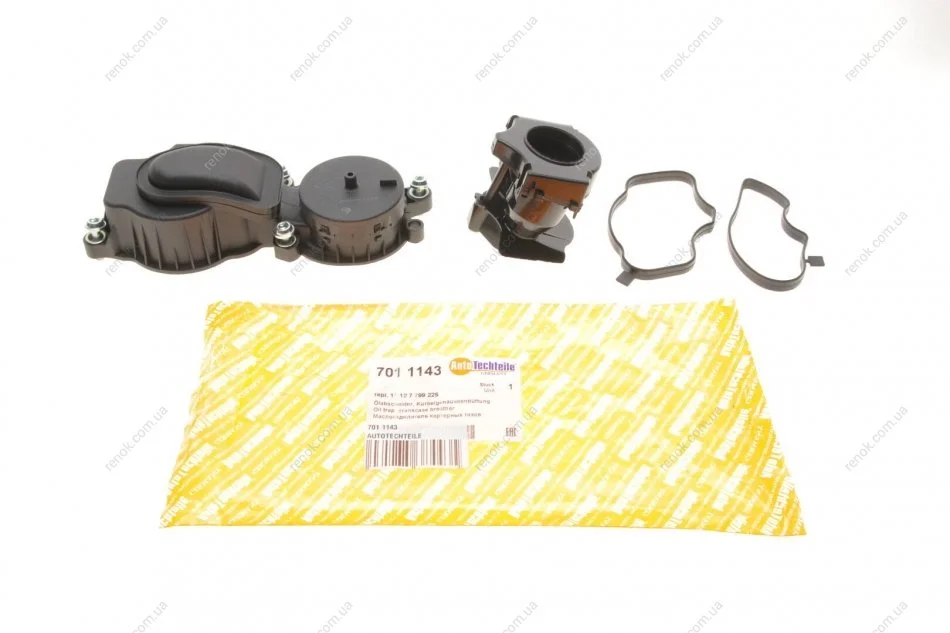 Клапан вентиляции картера BMW 3 (E46)/5 (E60)/7 (E65/E66/E67) 3.0d 02-10 M57 AUTOTECHTEILE 701 1143 (фото 1)