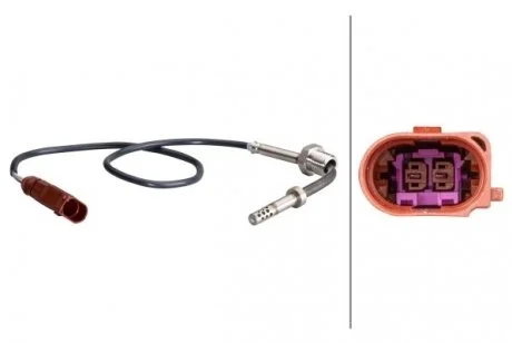 VW Датчик температуры ВГ Golf V, AUDI A3, SKODA Octavia, 1,9-2,0TDI 04- HELLA 6PT 010 376-151