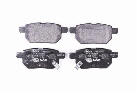 HELLA TOYOTA Тормозные колодки задн. Auris 05- Hella pagid 8DB 355 014-991