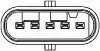 DB Расходомер воздуха С203/204 E211/212 HELLA 8ET 009 149-171 (фото 2)