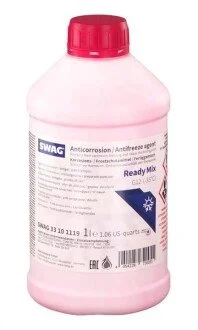 Антифриз (червоний) Ready Mix G12 (-35°C) 1L SW SWAG 33101119