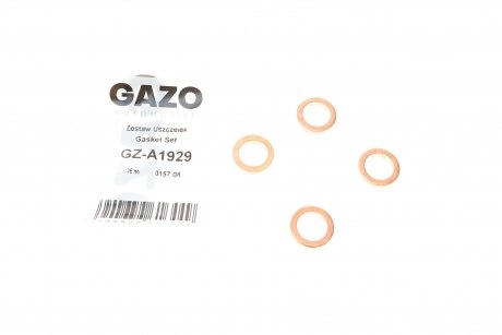 Уплотнительная прокладка турбины Citroen C3/Peugeot 207/308 1.4/1.6/2.0 HDi (12x18x3) (к-кт 4шт,) GAZO GZ-A1929