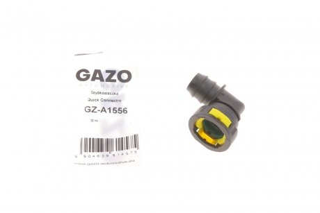 Штуцер шланга слива Г-образный (резина/полиамид) GAZO GZ-A1556 (фото 1)